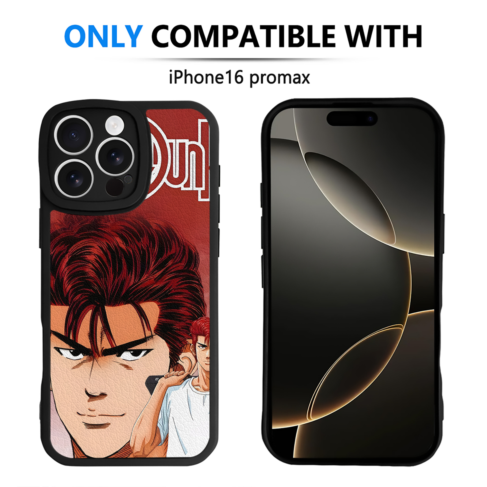 （画像用） SLAM DUNK／スラムダンク 【iPhone 16シリーズ対応】シリコンスマホケース（レザー調） 材質：シリコン